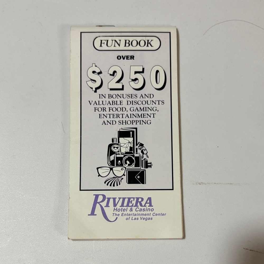 Vintage Riviera Fun Book with Discounts